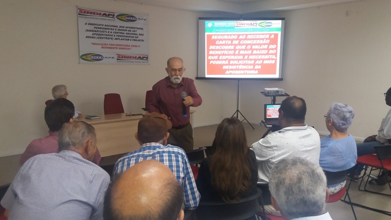 UGT promove capacitação sobre a Previdência Social
